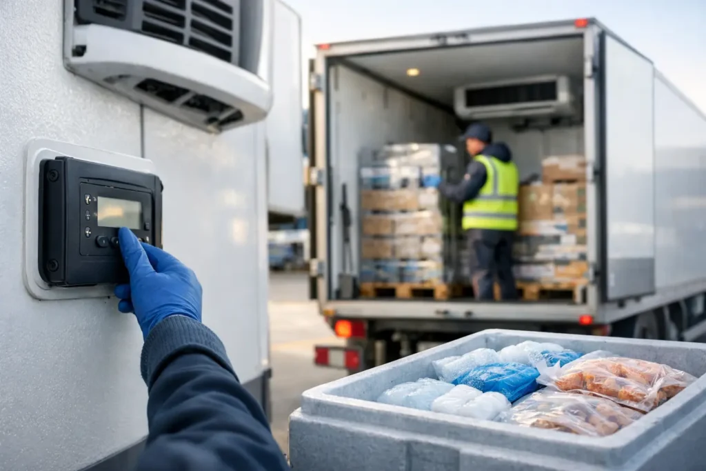 Control de temperatura en transporte refrigerado