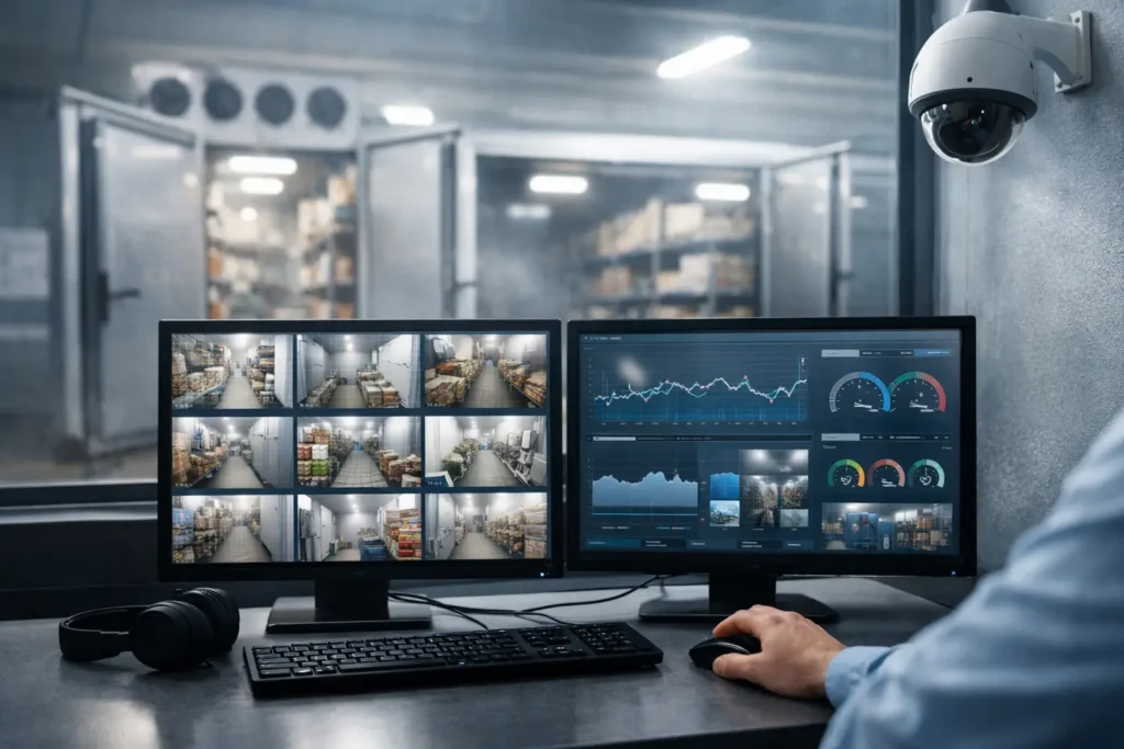 Monitoreo remoto de cámaras frigoríficas 24/7