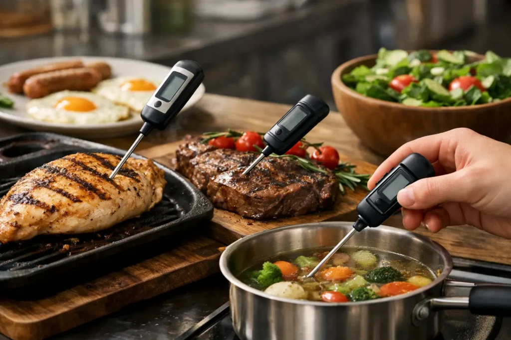 Temperatura segura de cocción de alimentos